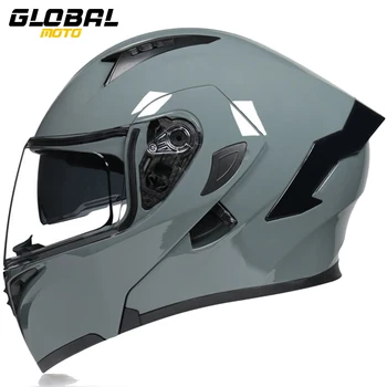 Новый Открытый Шлем Casco Moto Cool для Мотокросса Bluetooth Мотоциклетный Шлем с Откидной Крышкой Для Мужчин И Женщин M-2XL