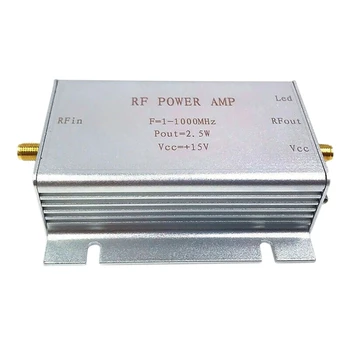 Усилитель мощности 1-1000 МГц 2,5 Вт для ВЧ FM-передатчика, УКВ радиолюбителей, радиолюбителей