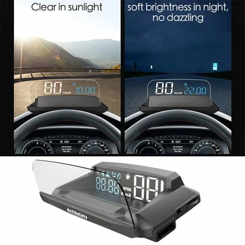 H400G / S Автоматический датчик HUD Система GPS Головной дисплей Автомобильный проектор Спидометр с функцией сигнализации Автомобильные Электронные аксессуары