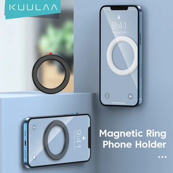 KUULAA Магнитное Кольцо Держатель Телефона Подставка Для iPhone Xiaomi Samsung Oneplus Сильный Магнит Подставка Для Мобильного Телефона Настенная Поддержка