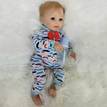 Кукла Bebe Baby Reborn 20 дюймов 50 см Силиконовая Виниловая Кукла Bebe Reborn Dolls Очаровательная Реалистичная Малышка Для Подарка Быстрая Доставка