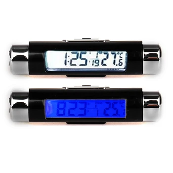 Портативные автомобильные цифровые ЖК-часы 3в1 /Температура, дата, электронные часы, термометр, автомобильные цифровые часы N84F