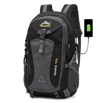 Weysfor 40L Водонепроницаемый мужской рюкзак, дорожная сумка, спортивная сумка, рюкзак для альпинизма, пешего туризма, альпинизма, кемпинга, рюкзак для мужчин
