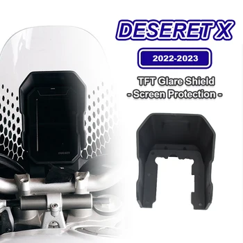 Аксессуары Desert X для мотоцикла Ducati DesertX 2022 2023 TFT-экран для защиты от бликов, солнцезащитный козырек, шляпа для инструментов, защита экрана приборной панели