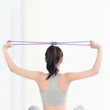 Эластичная веревка для йоги Отличный портативный эластичный эспандер для занятий йогой в тренажерном зале Фитнес-группа товары для дома