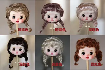 Парик Ob11, восьмиточечный 5-6 размер, высокотемпературный шелк, имитация мохера, juyousu bjd, парики, аксессуары для кукол