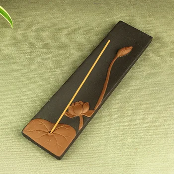 Креативный держатель ароматической палочки Lotus, керамическое произведение искусства, домашний декор, украшение для чайного домика в офисе