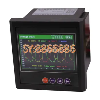 3-фазный многофункциональный анализатор качества электроэнергии Измеритель мощности Анализатор гармоник
