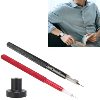 Алюминиевая ручка Ручка для смазывания часов Кончик ручки для смазочного масла с основанием 0,3 мм 0,4 мм для инструментов для ремонта часовщиков