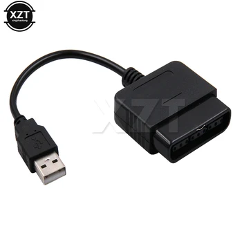 1 шт. черный для PS2 для PS3 ПК аксессуар для видеоигр USB адаптер конвертер кабель для игрового контроллера высокая скорость