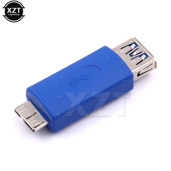 1 шт. Стандартный разъем USB 3.0 Micro B для подключения к разъему MicroB/AF синего цвета с функцией OTG, удлинительный кабель BM Plug