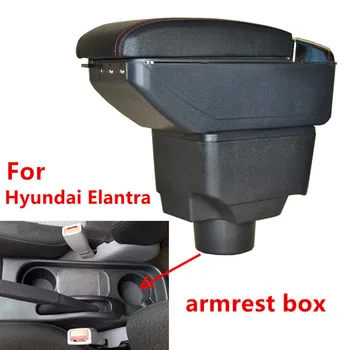 Для Hyundai Elantra XD коробка для подлокотников центральный ящик для хранения содержимого с подстаканником пепельница USB интерфейс