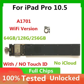 A1701 Для iPad Pro 10.5 Материнская Плата Wifi Версия Разблокирована Поддержка Обновления IOS Основная Логическая Плата 64 128 гб 256 гб 512 гб Бесплатно icloud
