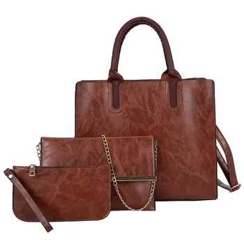 3 комплекта модной женской сумки-тоут из лакированной кожи, роскошные сумки с крокодиловым узором, женские сумки, дизайнерская брендовая сумка-мессенджер через плечо