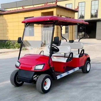 Китайская фабрика 72V Литиевая 4-колесная бензиновая багги 6-местная электрическая тележка для гольфа с солнечной панелью