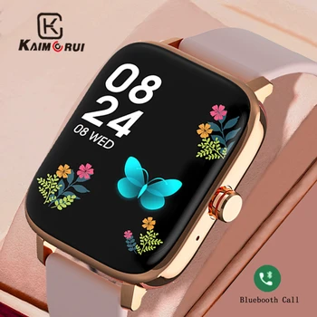 KAIMORUI 2023 НОВЫЕ женские смарт-часы с настраиваемым циферблатом, часы с Bluetooth-вызовом для Android IOS, часы-браслет, умные часы для мужчин и женщин