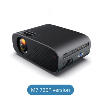Мини-проектор Everycom M7 с поддержкой 1920 * 1080P светодиодного видеоизображения для мобильного телефона с зеркальным отображением Android дополнительный телевизор для домашнего кинотеатра