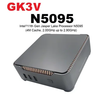 SZBOX GK3V PRO N5095 Мини-ПК Windows 11 Pro DDR4 SSD 16GB 512GB WiFi5 BT4.2 Настольный Игровой компьютер