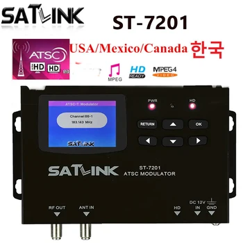 Оригинальный Измеритель Модулятора Satlink ST-7201 ATSC-T/ATSC-C С Оптоволоконным DVB-T ST 6986 vs WS-6980 ST-5150 ST-5280