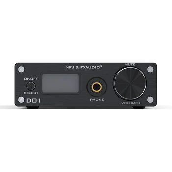 FX AUDIO ES9038Q2M DAC декодер XMOS XU208 USB 32Bit/786 кГц OPT/PC-USB/COA Вход Для наушников/RCA Выход DAC аудио