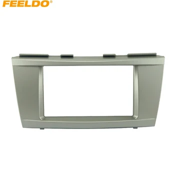 FEELDO для переоборудования автомобиля DVD-радио Панель приборной панели Аудиокадр Комплект для Toyota Camry 2006-2011 2DIN # 3261