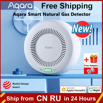 Умный детектор природного газа Aqara Zigbee 3.0 Приложение для мониторинга концентрации природного газа Удаленное напоминание Работа приложения Mijia Apple HomeKit