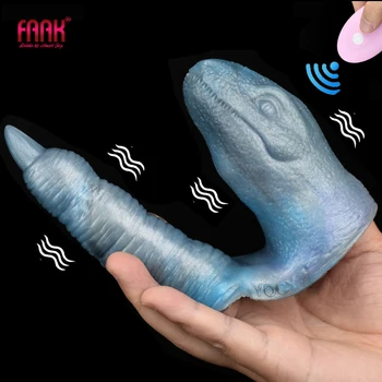 FAAK Dragon Claw Вибрирующий Палец Рукав Силиконовая Оболочка Многоцветный Стимулятор Клитора Мастурбатор Фантазийные Секс Игрушки Для Женщин Мужчин