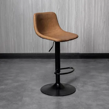 Офисный барный стул, вращающийся вверх и вниз, современный барный стул с простой спинкой, Роскошный барный стул, дизайнерская мебель Cadeira Nordic FGM