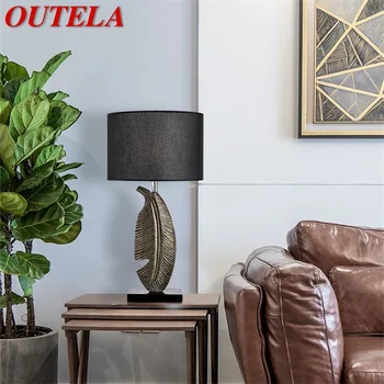 OUTELA Диммер Классическая настольная лампа в стиле постмодерн, ретро Модный настольный светильник, декоративный для домашней спальни