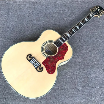 Изготовленная на заказ в Китае, 43-дюймовая народная акустическая гитара, накладка из розового дерева, бесплатная доставка