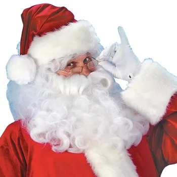 2023 Новый Год, Санта-Клаус, роскошная одежда на заказ, рождественская вечеринка, ролевые игры, Рождественская одежда, длинный пушистый материал, удобный