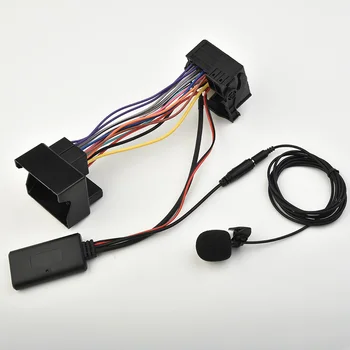 Автомобильный Bluetooth 5,0 Аудио Музыкальный Адаптер Модуль Кабели AUX IN Микрофон Hands Free Для BMW E64 E60 E66 E80 E81 E82 E90 MA2266