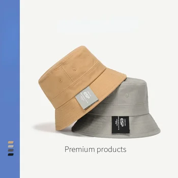 Senior Sense Новые модные рыбацкие шляпы для женщин, солнцезащитный крем, черная шляпа-ведро, весенне-осенняя шляпа, мужская трендовая кепка