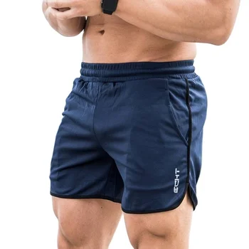 Мужские шорты для фитнеса и бодибилдинга Мужские Летние Бермуды для тренировок в тренажерном зале Мужская Дышащая сетка Быстросохнущая Спортивная одежда Пляжные Короткие брюки