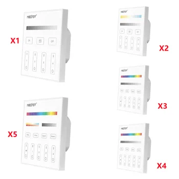 2.4G RF пульт дистанционного управления Smartphone control DMX512 Master Одноцветный/Цветовая температура/RGB/RGB + CCT/RGBW 100-240 В переменного тока 4 зоны