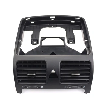 Центральное вентиляционное отверстие передней панели черного цвета для Jetta Golf Rabbit MK5 1K0819728F Вентиляционное отверстие для кондиционера