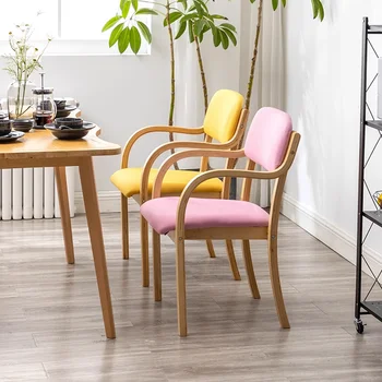 Обеденные стулья для гостиной, дизайнерские обеденные стулья для свадьбы на открытом воздухе с деревянным акцентом, современные офисные мебель, Кухонная мебель GG
