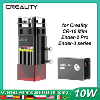 Creality Модуль Лазерной Гравировки Комплект 10 Вт 0,06 мм Высокоточные Детали 3D-принтера Обновление Без Потерь для серии CR-10 Ender