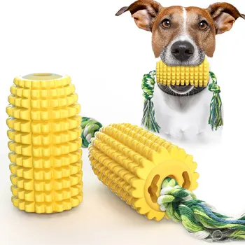 Плавающая Звучащая присоска Зубная щетка Corn Dog Профессиональные игрушки для домашних животных Принадлежности для домашних животных