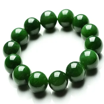 1 браслеты из чистого натурального полудрагоценного камня LeBron Taiwan lap bead spinach green bracelet fashion