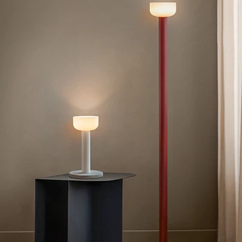 Минималистичная настольная лампа, торшер, прикроватная тумбочка в итальянской спальне, простые декоративные лампы для постмодернистской комнаты, украшение домашней настольной лампы