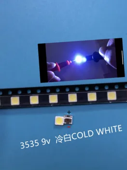 200 шт./лот для приложения SHARP LED TV ЖК-подсветка для телевизора со светодиодной подсветкой 1 Вт-3 ВТ 9 В 3535 3537 Холодный белый чип-3